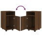 vidaXL Armario auxiliar con ruedas contrachapado roble 33x38x60 cm vidaXL Armario auxiliar con ruedas contrachapado roble 33x38x60 cm