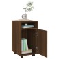 vidaXL Armario auxiliar con ruedas contrachapado roble 33x38x60 cm vidaXL Armario auxiliar con ruedas contrachapado roble 33x38x60 cm