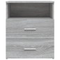 vidaXL Mesitas de noche 2 unidades gris sonoma 50x32x60 cm vidaXL Mesitas de noche 2 unidades gris sonoma 50x32x60 cm