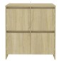 vidaXL Aparadores 2 uds madera de ingeniería roble Sonoma 70x41x75 cm vidaXL Aparadores 2 uds madera de ingeniería roble Sonoma 70x41x75 cm