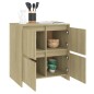 vidaXL Aparadores 2 uds madera de ingeniería roble Sonoma 70x41x75 cm vidaXL Aparadores 2 uds madera de ingeniería roble Sonoma 70x41x75 cm