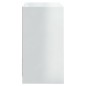 vidaXL Aparadores 2 uds madera de ingeniería blanco brillo 70x41x75 cm