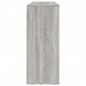 vidaXL Armario de pared madera contrachapada gris Sonoma 80x33x80 cm
