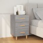 vidaXL Mesita de noche madera de ingeniería gris Sonoma 40x40x66 cm vidaXL Mesita de noche madera de ingeniería gris Sonoma 40x40x66 cm