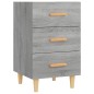 vidaXL Mesita de noche madera de ingeniería gris Sonoma 40x40x66 cm vidaXL Mesita de noche madera de ingeniería gris Sonoma 40x40x66 cm