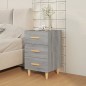 vidaXL Mesita de noche madera de ingeniería gris Sonoma 40x40x66 cm vidaXL Mesita de noche madera de ingeniería gris Sonoma 40x40x66 cm