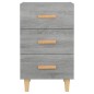 vidaXL Mesita de noche madera de ingeniería gris Sonoma 40x40x66 cm vidaXL Mesita de noche madera de ingeniería gris Sonoma 40x40x66 cm
