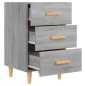 vidaXL Mesita de noche madera de ingeniería gris Sonoma 40x40x66 cm vidaXL Mesita de noche madera de ingeniería gris Sonoma 40x40x66 cm
