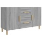 vidaXL Aparador de madera de ingeniería gris Sonoma 100x36x60 cm vidaXL Aparador de madera de ingeniería gris Sonoma 100x36x60 cm