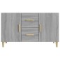vidaXL Aparador de madera de ingeniería gris Sonoma 100x36x60 cm vidaXL Aparador de madera de ingeniería gris Sonoma 100x36x60 cm
