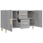 vidaXL Aparador de madera de ingeniería gris Sonoma 100x36x60 cm vidaXL Aparador de madera de ingeniería gris Sonoma 100x36x60 cm