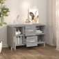 vidaXL Aparador de madera de ingeniería gris Sonoma 100x36x60 cm vidaXL Aparador de madera de ingeniería gris Sonoma 100x36x60 cm