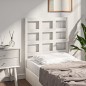 vidaXL Cabecero de cama madera maciza de pino blanco 80,5x4x100 cm vidaXL Cabecero de cama madera maciza de pino blanco 80,5x4x100 cm