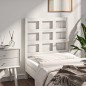 vidaXL Cabecero de cama madera maciza de pino blanco 80,5x4x100 cm vidaXL Cabecero de cama madera maciza de pino blanco 80,5x4x100 cm
