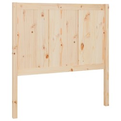 vidaXL Cabecero de cama madera maciza de pino 80,5x4x100 cm