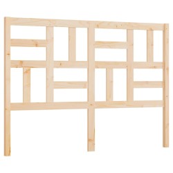 vidaXL Cabecero de cama madera maciza de pino 156x4x104 cm