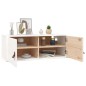 vidaXL Armario de pared de madera maciza de pino blanco 80x30x30 cm vidaXL Armario de pared de madera maciza de pino blanco 80x30x30 cm