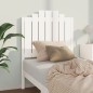 vidaXL Cabecero de cama madera maciza de pino blanco 81x4x110 cm vidaXL Cabecero de cama madera maciza de pino blanco 81x4x110 cm