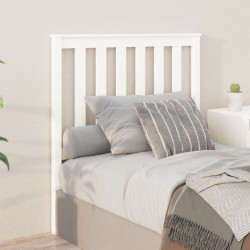 vidaXL Cabecero de cama madera maciza de pino blanco 96x6x101 cm