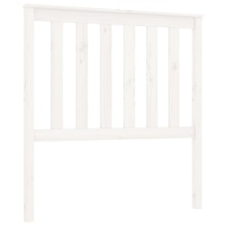vidaXL Cabecero de cama madera maciza de pino blanco 96x6x101 cm