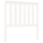 vidaXL Cabecero de cama madera maciza de pino blanco 96x6x101 cm