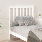 vidaXL Cabecero de cama madera maciza de pino blanco 96x6x101 cm