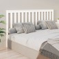 vidaXL Cabecero de cama madera maciza de pino blanco 186x6x101 cm
