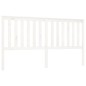 vidaXL Cabecero de cama madera maciza de pino blanco 186x6x101 cm