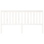 vidaXL Cabecero de cama madera maciza de pino blanco 186x6x101 cm