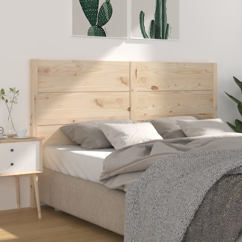 vidaXL Cabecero madera maciza de pino 186x4x100 cm vidaXL Cabecero madera maciza de pino 186x4x100 cm