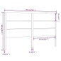 vidaXL Cabecero madera maciza de pino 186x4x100 cm vidaXL Cabecero madera maciza de pino 186x4x100 cm
