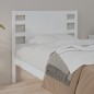 vidaXL Cabecero madera maciza de pino blanco 106x4x100 cm vidaXL Cabecero madera maciza de pino blanco 106x4x100 cm