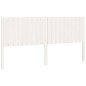 vidaXL Cabecero de cama madera maciza de pino blanco 185,5x4x100 cm vidaXL Cabecero de cama madera maciza de pino blanco 185,5x4x100 cm