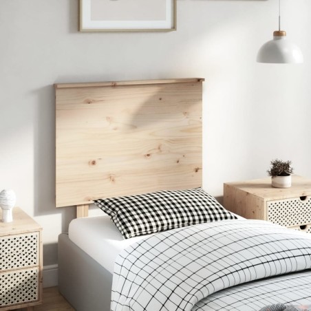 vidaXL Cabecero de cama madera maciza de pino 79x6x82,5 cm