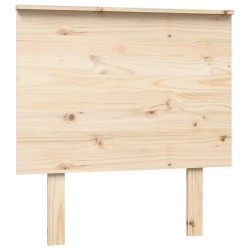 vidaXL Cabecero de cama madera maciza de pino 79x6x82,5 cm