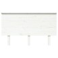 vidaXL Cabecero de cama madera maciza de pino blanco 139x6x82,5 cm vidaXL Cabecero de cama madera maciza de pino blanco 139x6x82,5 cm