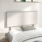 vidaXL Cabecero de cama madera maciza de pino blanco 139x6x82,5 cm vidaXL Cabecero de cama madera maciza de pino blanco 139x6x82,5 cm