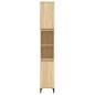vidaXL Armario de baño madera contrachapada roble Sonoma 30x30x190 cm