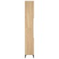 vidaXL Armario de baño madera contrachapada roble Sonoma 30x30x190 cm
