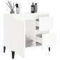 vidaXL Armario de baño madera contrachapada blanco 65x33x60 cm vidaXL Armario de baño madera contrachapada blanco 65x33x60 cm