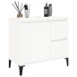 vidaXL Armario de baño madera contrachapada blanco 65x33x60 cm vidaXL Armario de baño madera contrachapada blanco 65x33x60 cm