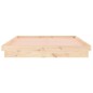 vidaXL Estructura de cama con LED madera maciza 140x200 cm vidaXL Estructura de cama con LED madera maciza 140x200 cm
