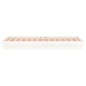 vidaXL Estructura de cama con LED madera maciza blanca 75x190 cm vidaXL Estructura de cama con LED madera maciza blanca 75x190 cm
