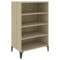 vidaXL Aparador madera contrachapada color roble Sonoma 57x35x90 cm vidaXL Aparador madera contrachapada color roble Sonoma 57x35x90 cm
