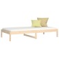 vidaXL Sofá cama madera maciza de pino 80x200 cm
