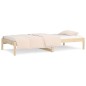 vidaXL Sofá cama madera maciza de pino 80x200 cm