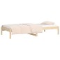 vidaXL Sofá cama madera maciza de pino 80x200 cm