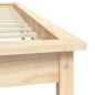 vidaXL Estructura de cama madera maciza de pino King Size 150x200 cm vidaXL Estructura de cama madera maciza de pino King Size 150x200 cm