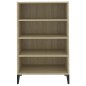 vidaXL Aparador madera contrachapada color roble Sonoma 57x35x90 cm vidaXL Aparador madera contrachapada color roble Sonoma 57x35x90 cm