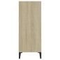 vidaXL Aparador madera contrachapada color roble Sonoma 57x35x90 cm vidaXL Aparador madera contrachapada color roble Sonoma 57x35x90 cm